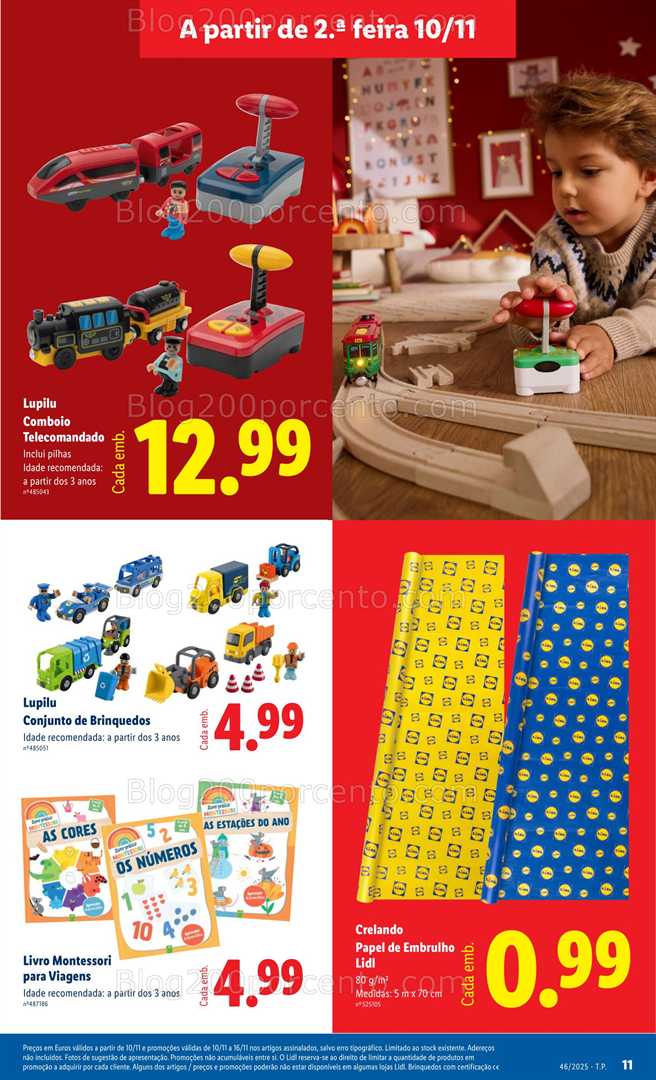 Antevisão Folheto LIDL Bazar Promoções de 10 a 20 novembro - Edição Digital