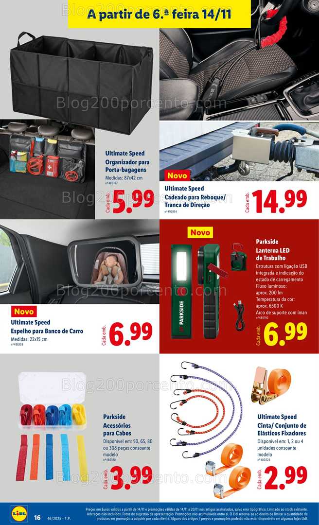 Antevisão Folheto LIDL Bazar Promoções de 10 a 20 novembro - Edição Digital