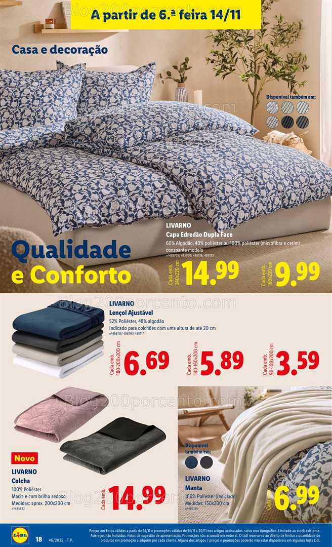 Antevisão Folheto LIDL Bazar Promoções de 10 a 20 novembro - Edição Digital