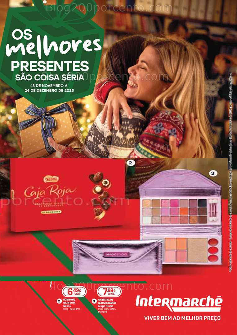 Antevisão Folheto INTERMARCHÉ Super Presentes Natal Promoções de 13 novembro a 24 dezembro