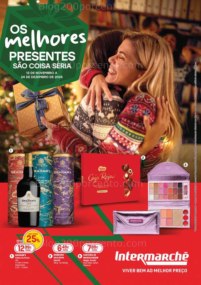 Antevisão Folheto INTERMARCHÉ Super Presentes Natal Promoções de 13 novembro a 24 dezembro