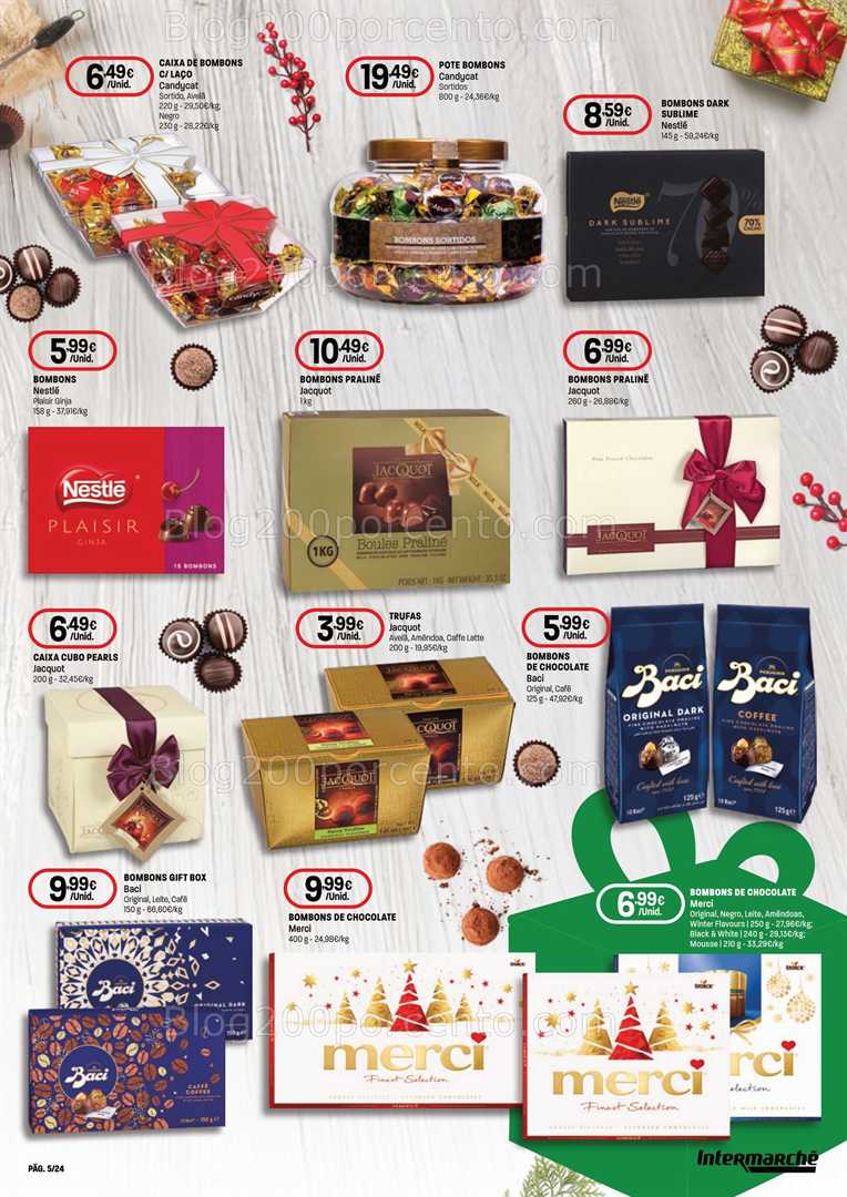 Antevisão Folheto INTERMARCHÉ Super Presentes Natal Promoções de 13 novembro a 24 dezembro