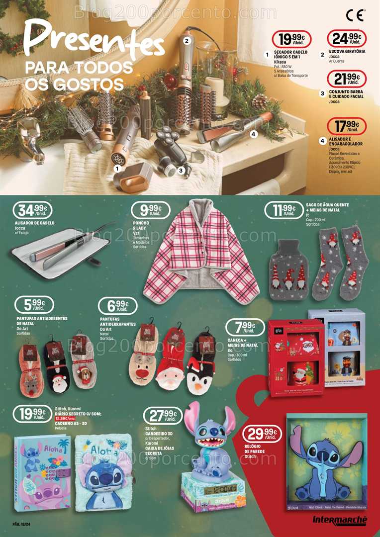 Antevisão Folheto INTERMARCHÉ Super Presentes Natal Promoções de 13 novembro a 24 dezembro