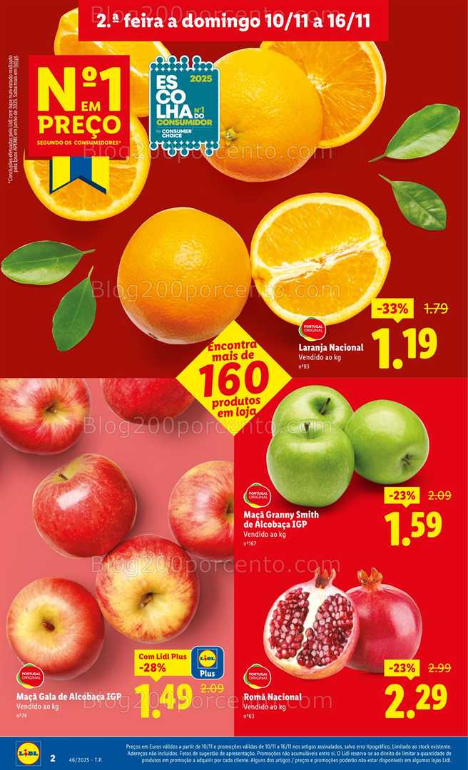 Antevisão Folheto LIDL Promoções de 10 a 16 novembro
