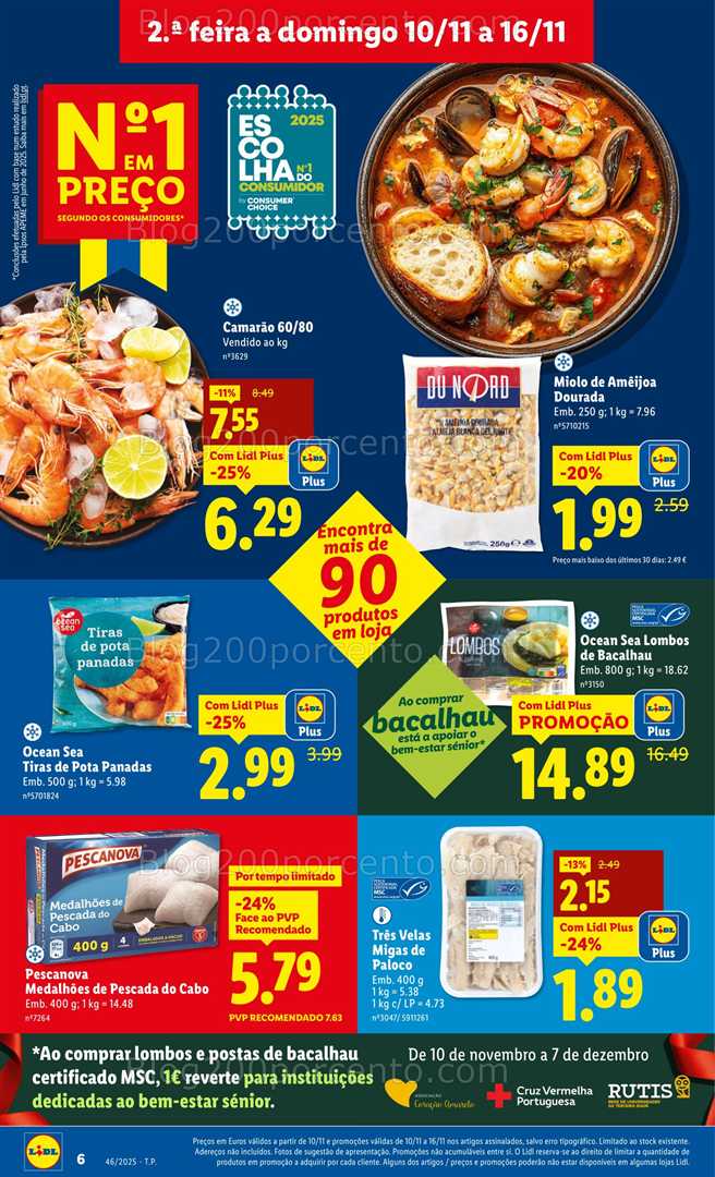 Antevisão Folheto LIDL Promoções de 10 a 16 novembro