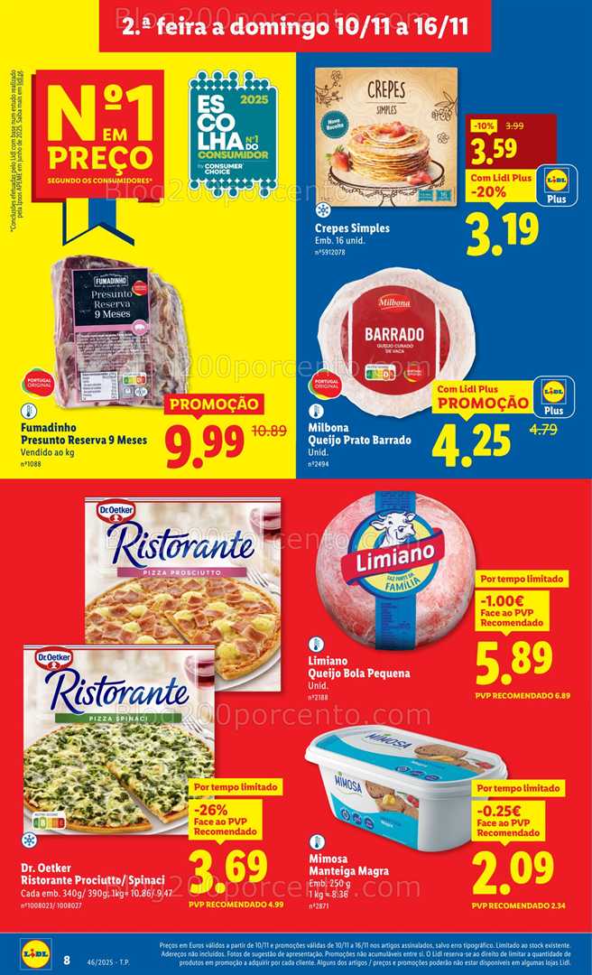 Antevisão Folheto LIDL Promoções de 10 a 16 novembro
