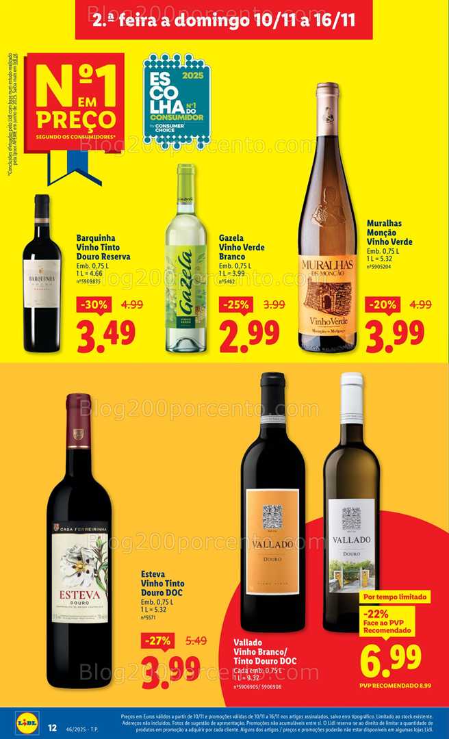 Antevisão Folheto LIDL Promoções de 10 a 16 novembro