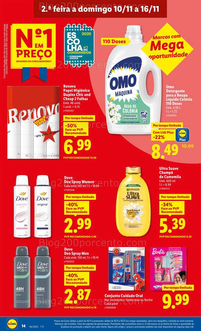 Antevisão Folheto LIDL Promoções de 10 a 16 novembro