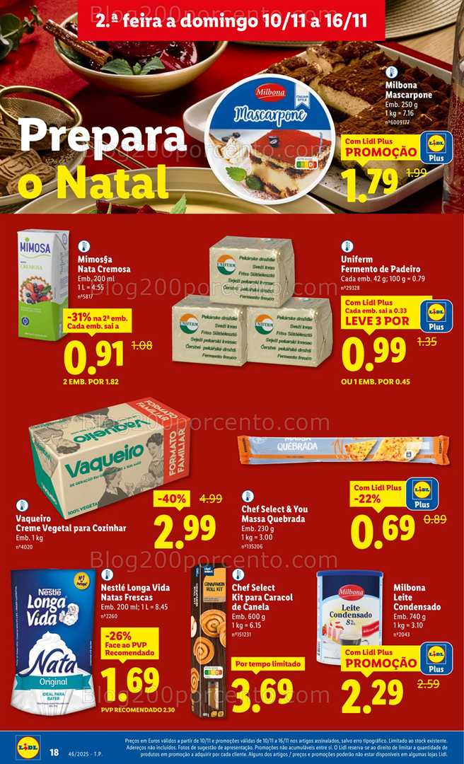 Antevisão Folheto LIDL Promoções de 10 a 16 novembro