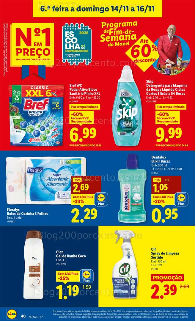 Antevisão Folheto LIDL Promoções de 10 a 16 novembro