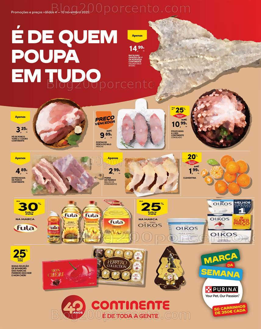 Antevisão Folheto CONTINENTE Madeira Promoções de 4 a 10 novembro