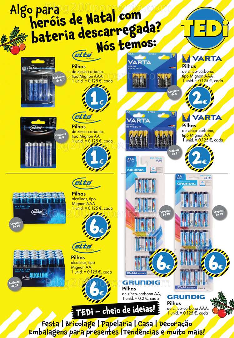 Antevisão Folheto TEDI Promoções de 7 a 16 novembro