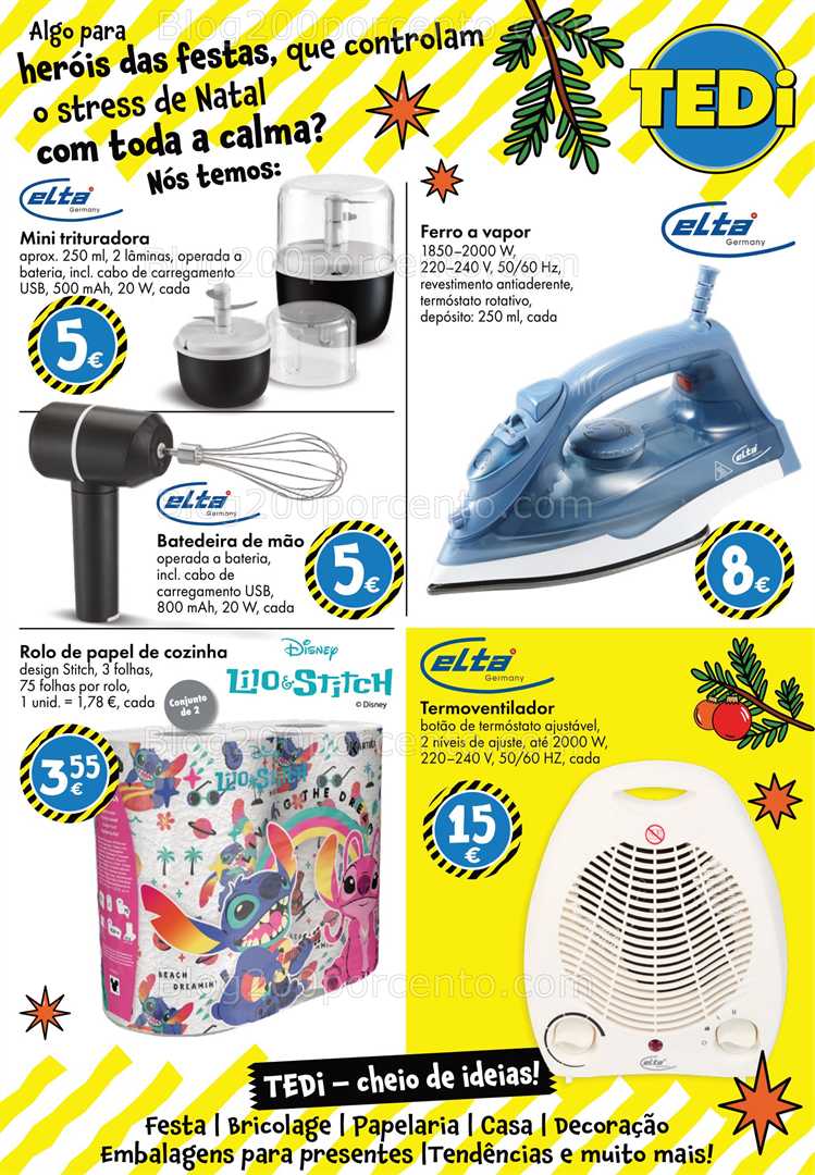 Antevisão Folheto TEDI Promoções de 7 a 16 novembro