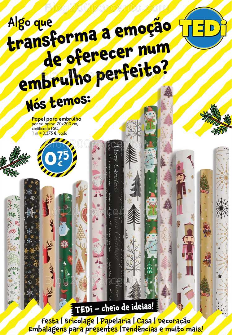 Antevisão Folheto TEDI Promoções de 7 a 16 novembro