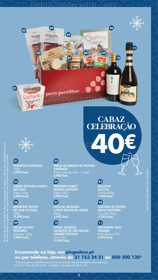 Antevisão Folheto PINGO DOCE Cabazes de Natal - 3 novembro a 30 dezembro
