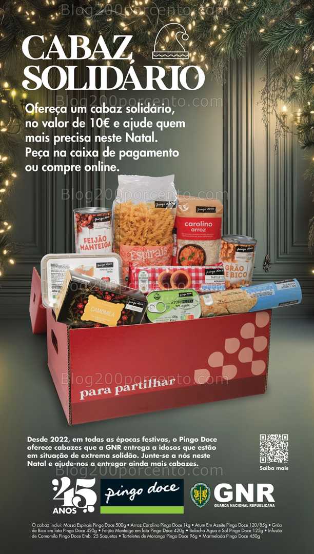 Antevisão Folheto PINGO DOCE Cabazes de Natal - 3 novembro a 30 dezembro