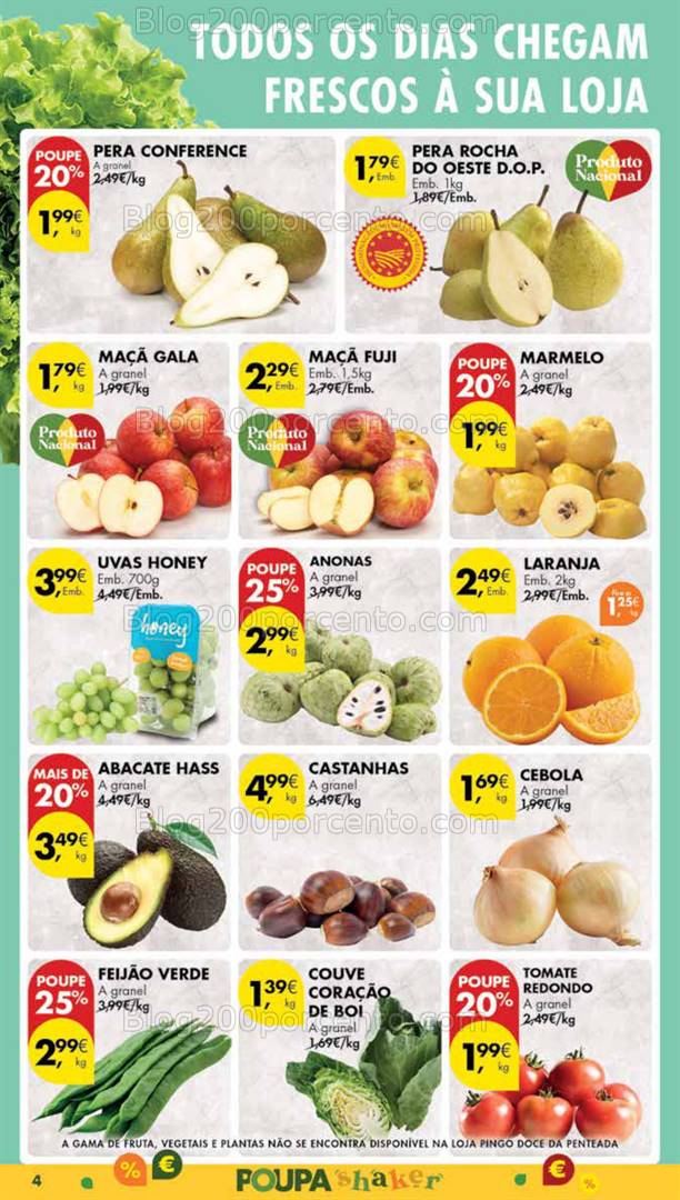 Antevisão Folheto PINGO DOCE Madeira Promoções de 4 a 10 novembro