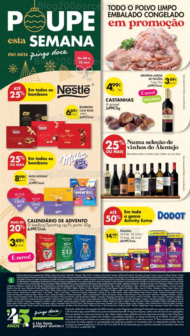 Antevisão Folheto PINGO DOCE Promoções de 4 a 10 novembro - Edição Digital