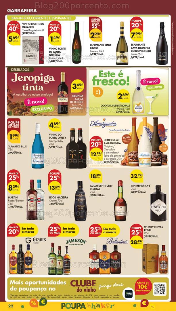 Antevisão Folheto PINGO DOCE Lojas Grandes Promoções de 4 a 10 novembro