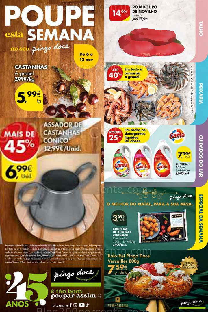 Antevisão Folheto PINGO DOCE Açores Promoções de 6 a 12 novembro
