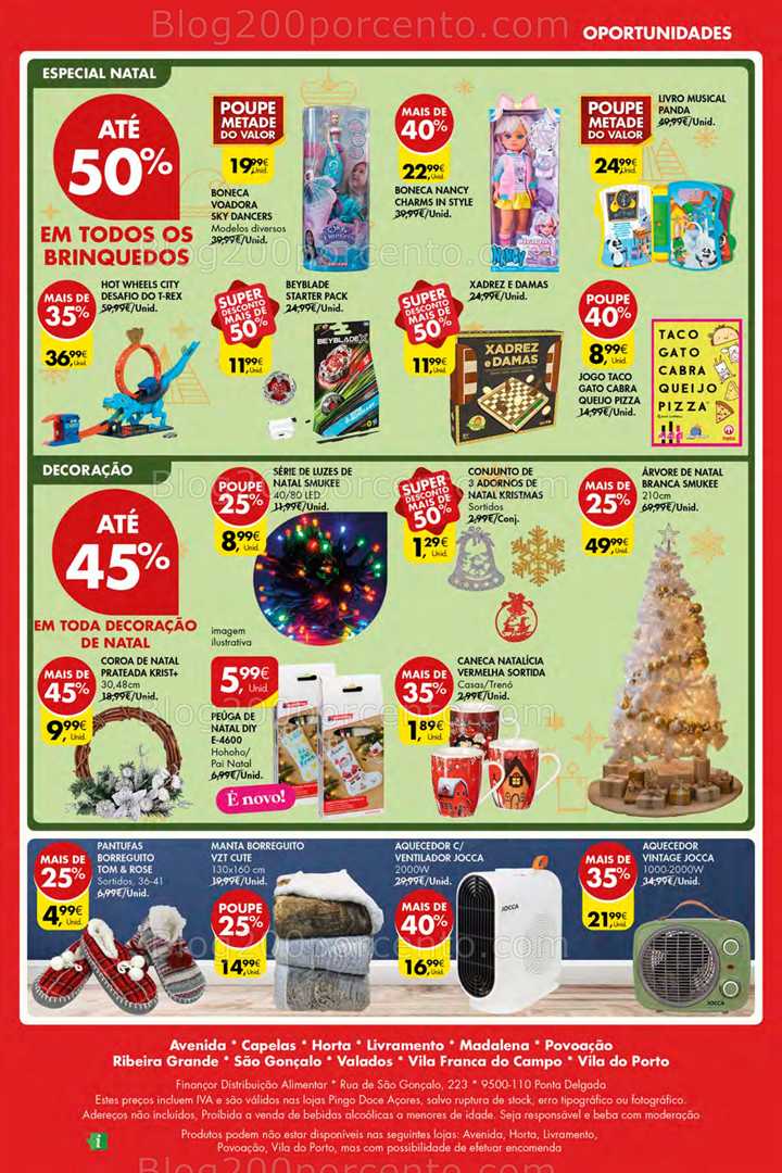 Antevisão Folheto PINGO DOCE Bazar Açores Promoções de 6 a 12 novembro