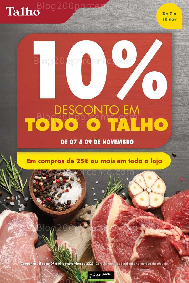 Antevisão Folheto PINGO DOCE Promoções Fim de Semana - 7 a 10 novembro