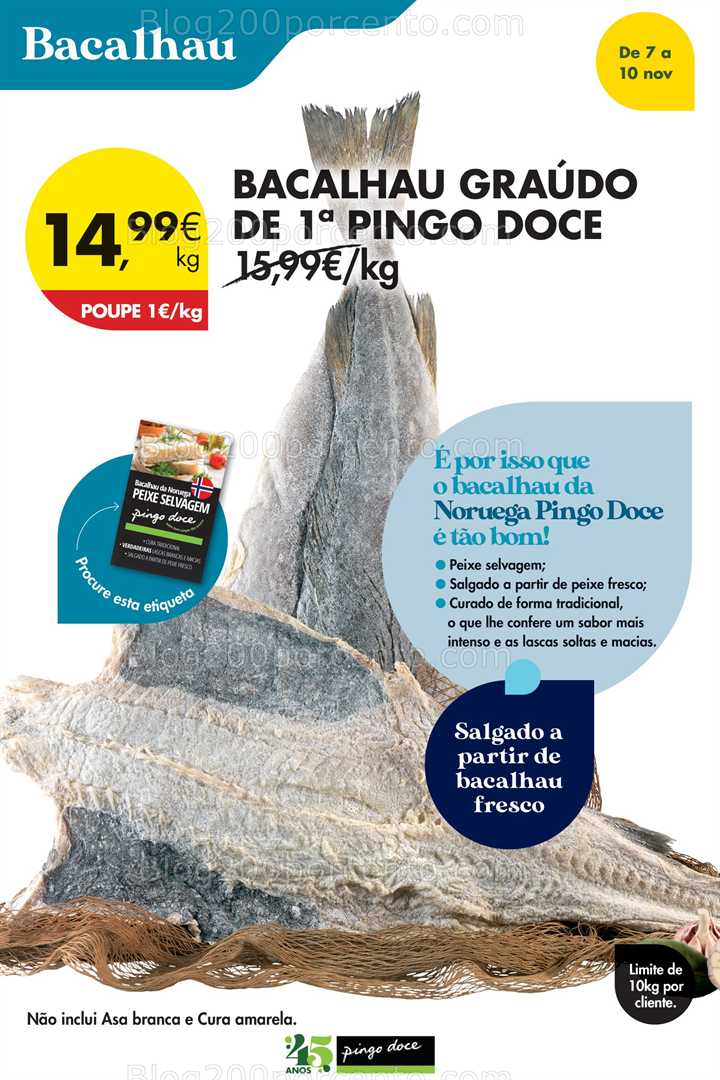 Antevisão Folheto PINGO DOCE Promoções Fim de Semana - 7 a 10 novembro