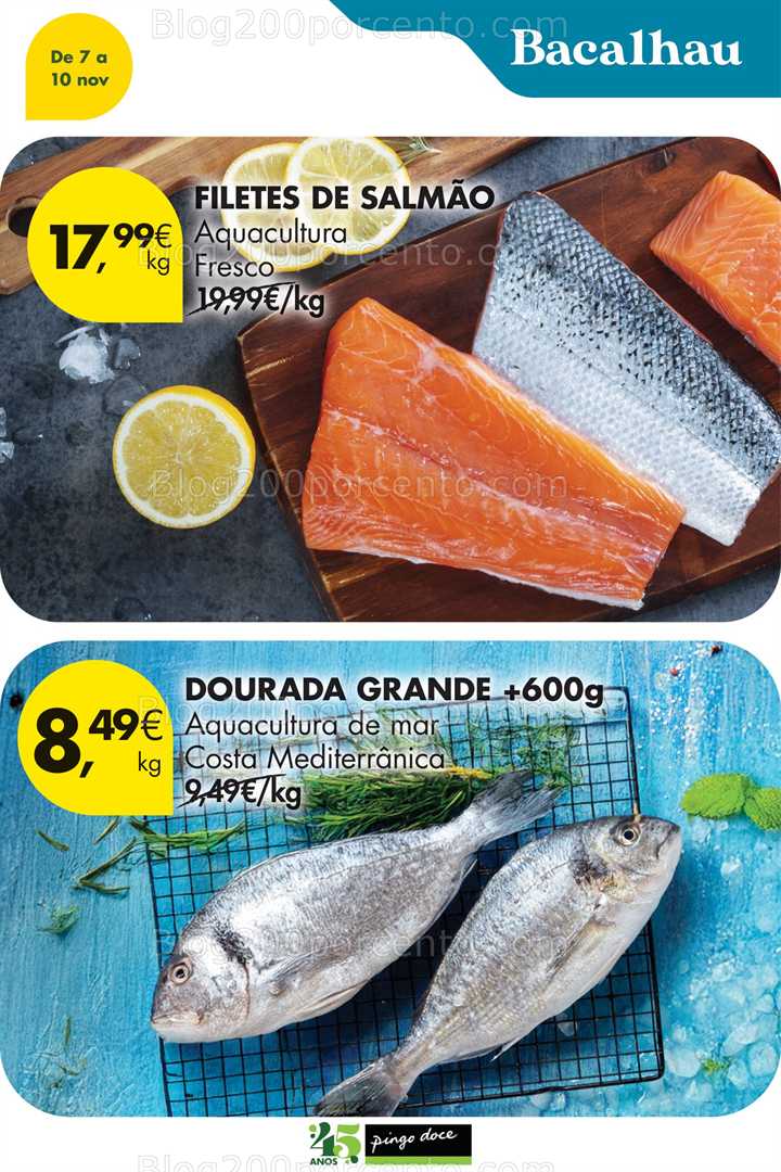 Antevisão Folheto PINGO DOCE Promoções Fim de Semana - 7 a 10 novembro