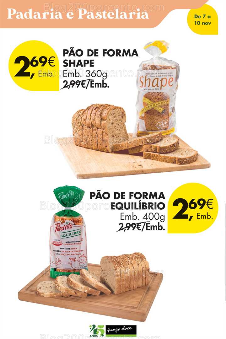 Antevisão Folheto PINGO DOCE Promoções Fim de Semana - 7 a 10 novembro