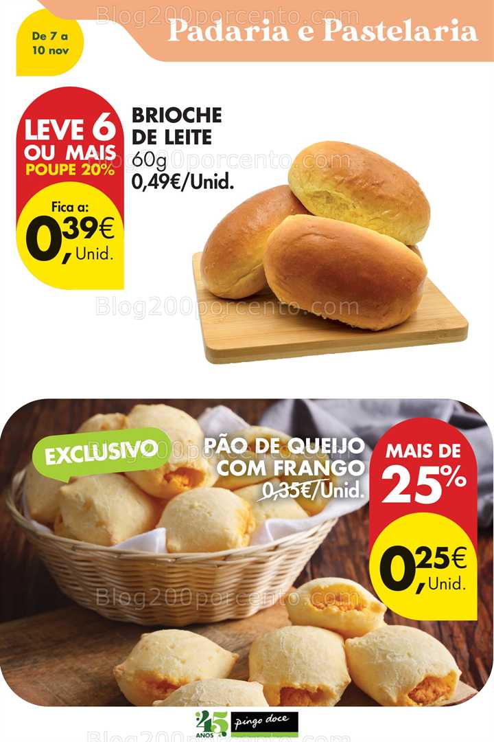 Antevisão Folheto PINGO DOCE Promoções Fim de Semana - 7 a 10 novembro