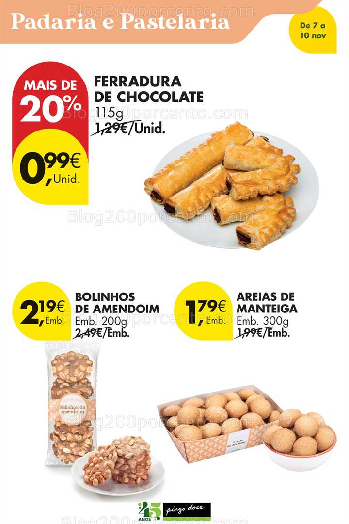 Antevisão Folheto PINGO DOCE Promoções Fim de Semana - 7 a 10 novembro