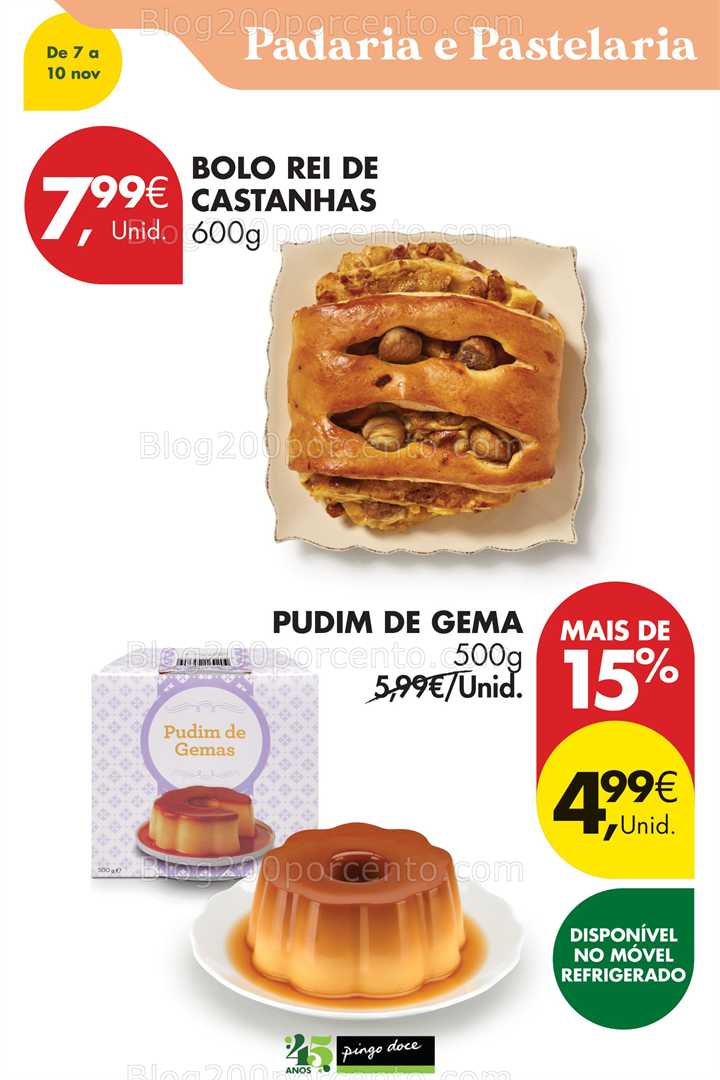 Antevisão Folheto PINGO DOCE Promoções Fim de Semana - 7 a 10 novembro