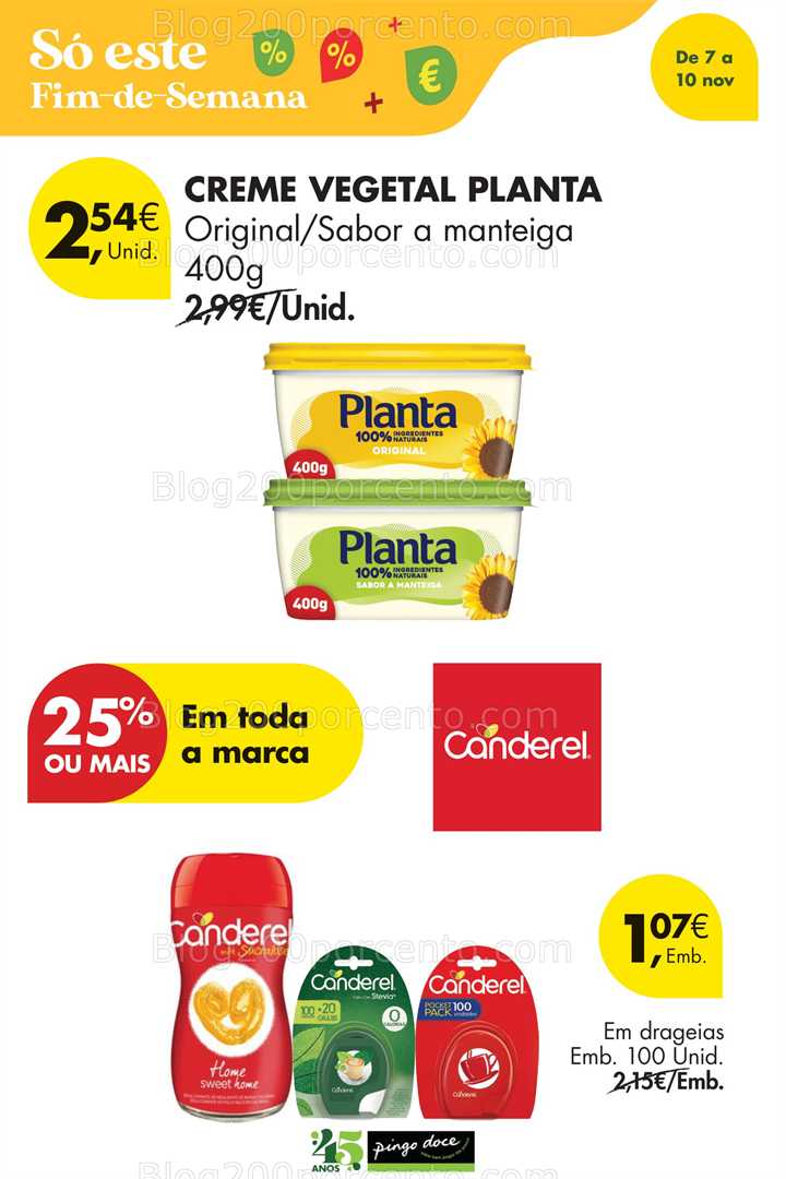 Antevisão Folheto PINGO DOCE Promoções Fim de Semana - 7 a 10 novembro