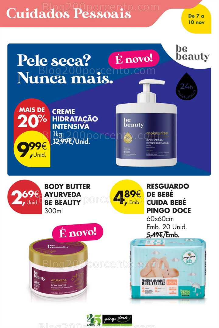 Antevisão Folheto PINGO DOCE Promoções Fim de Semana - 7 a 10 novembro