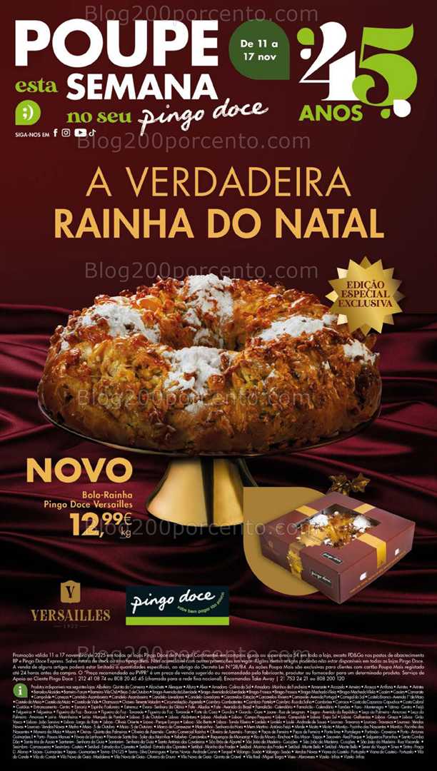 Antevisão Folheto PINGO DOCE Lojas Grandes Promoções de 11 a 17 novembro