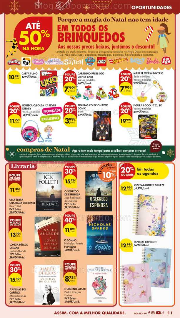 Antevisão Folheto PINGO DOCE Lojas Grandes Promoções de 11 a 17 novembro
