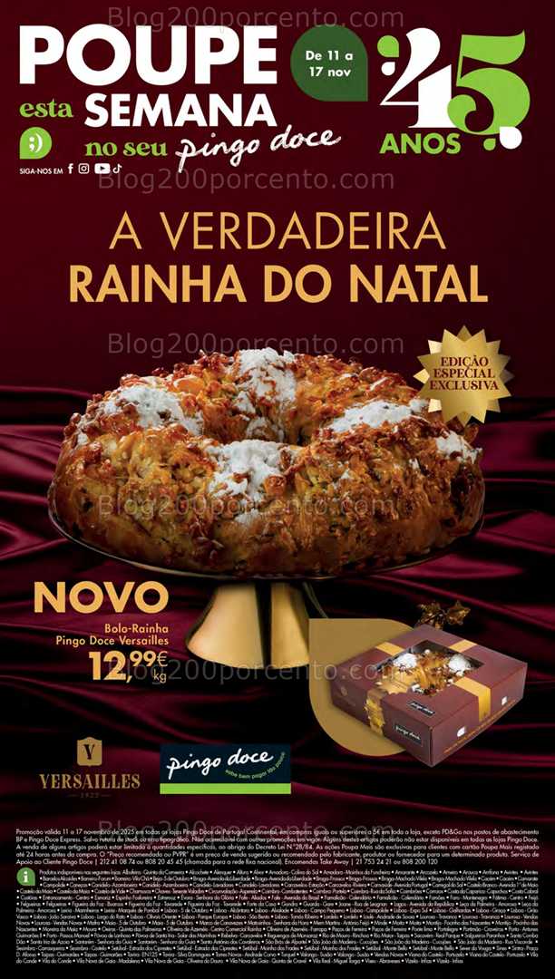 Antevisão Folheto PINGO DOCE Lojas Pequenas Promoções de 11 a 17 novembro