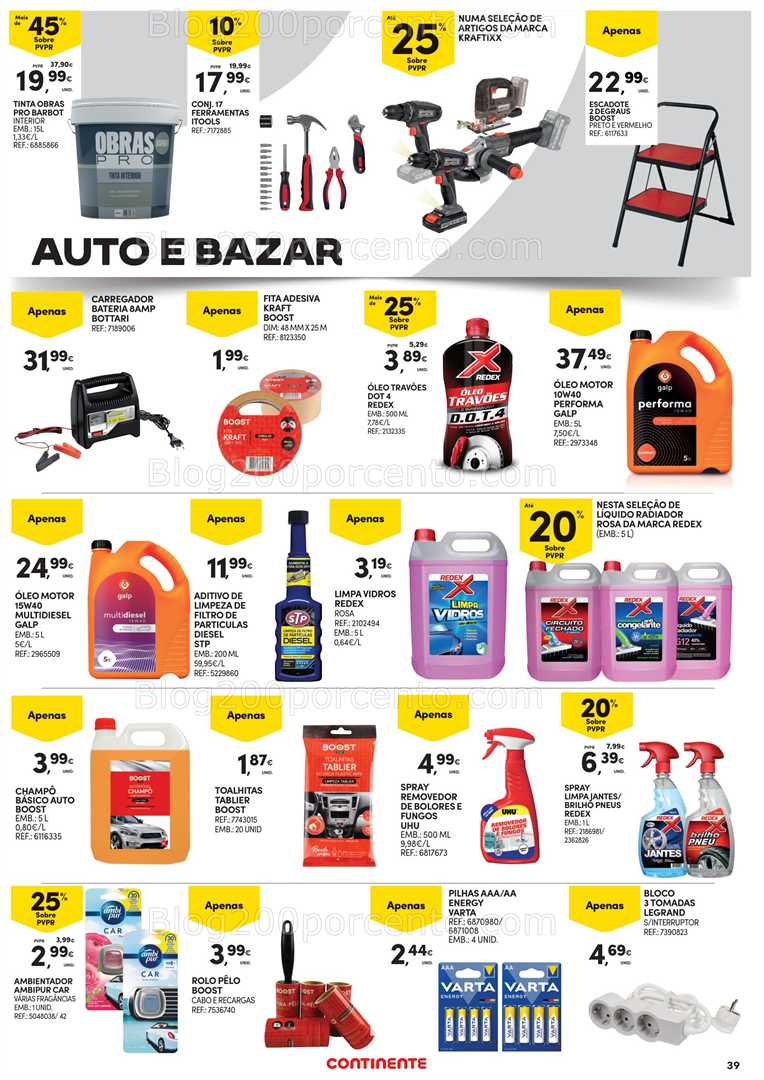 Antevisão Folheto CONTINENTE Açores Bazar Promoções de 13 a 26 novembro