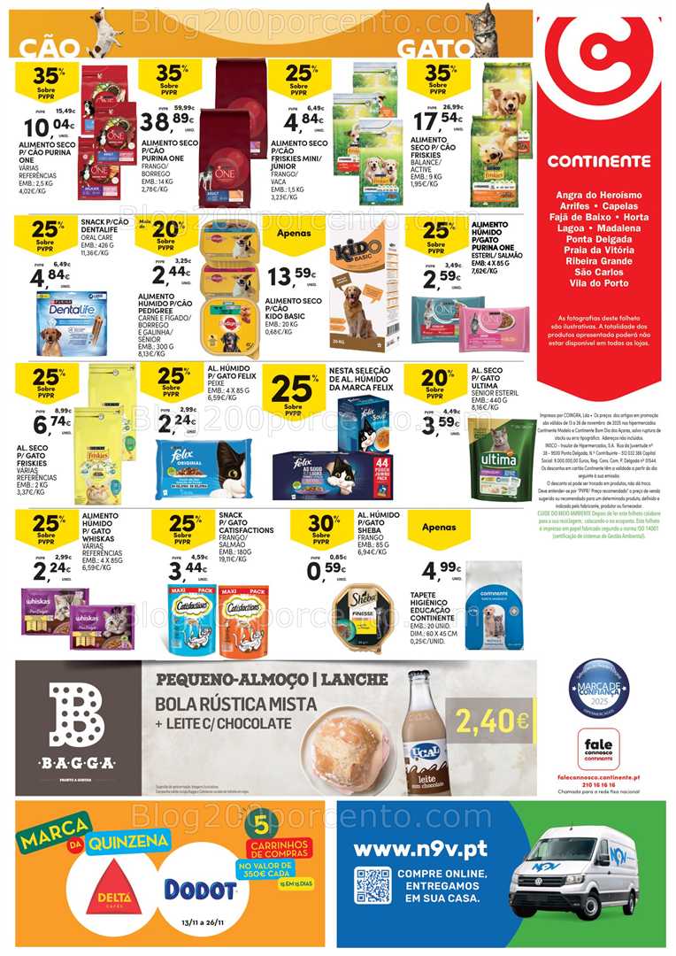 Antevisão Folheto CONTINENTE Açores Promoções de 13 a 26 novembro
