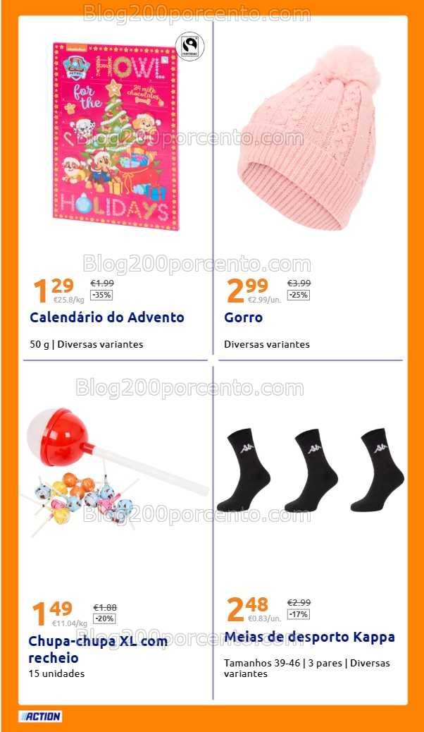 Antevisão Folheto ACTION Promoções de 12 a 18 novembro