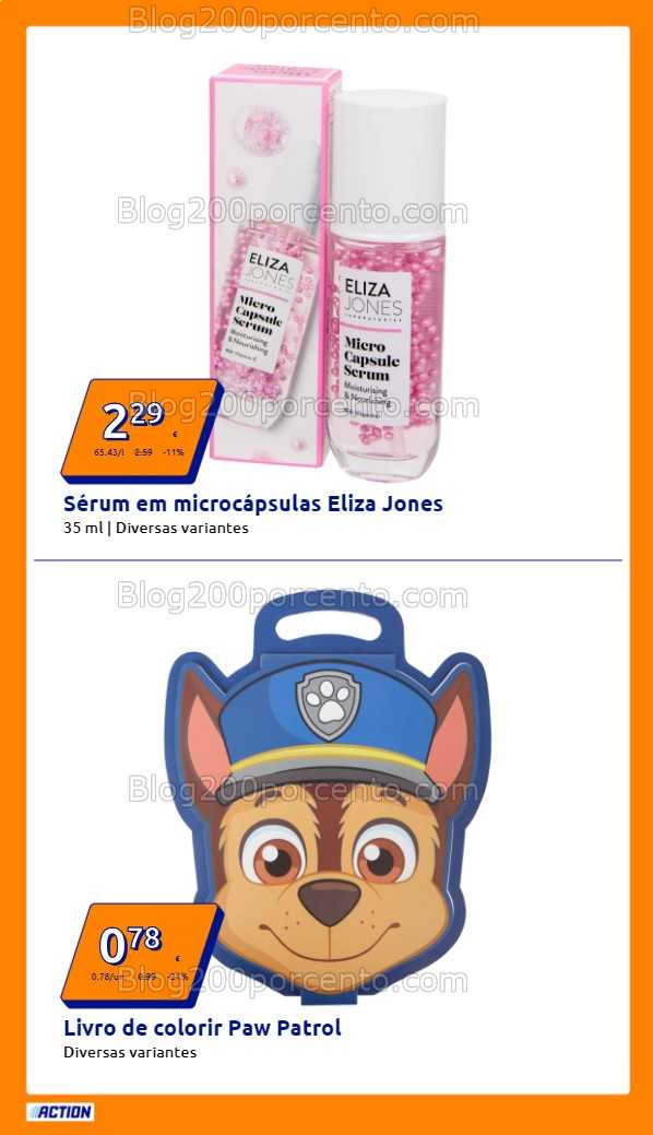 Antevisão Folheto ACTION Promoções de 12 a 18 novembro
