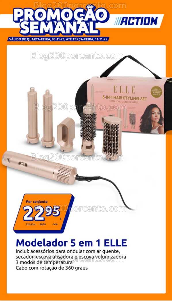 Antevisão Folheto ACTION Promoções de 5 a 11 novembro