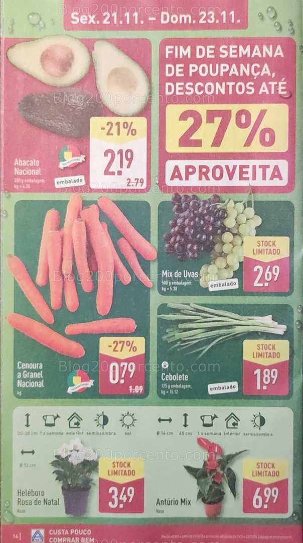 Antevisão Folheto ALDI Promoções de 17 a 23 novembro
