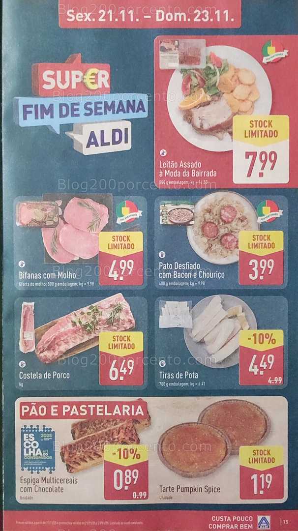 Antevisão Folheto ALDI Promoções de 17 a 23 novembro