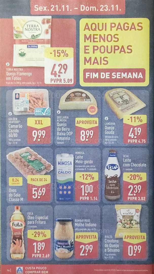 Antevisão Folheto ALDI Promoções de 17 a 23 novembro