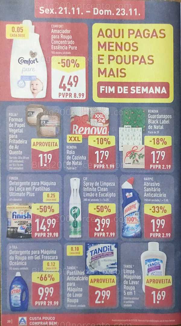 Antevisão Folheto ALDI Promoções de 17 a 23 novembro