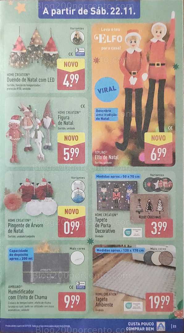 Antevisão Folheto ALDI Promoções de 17 a 23 novembro