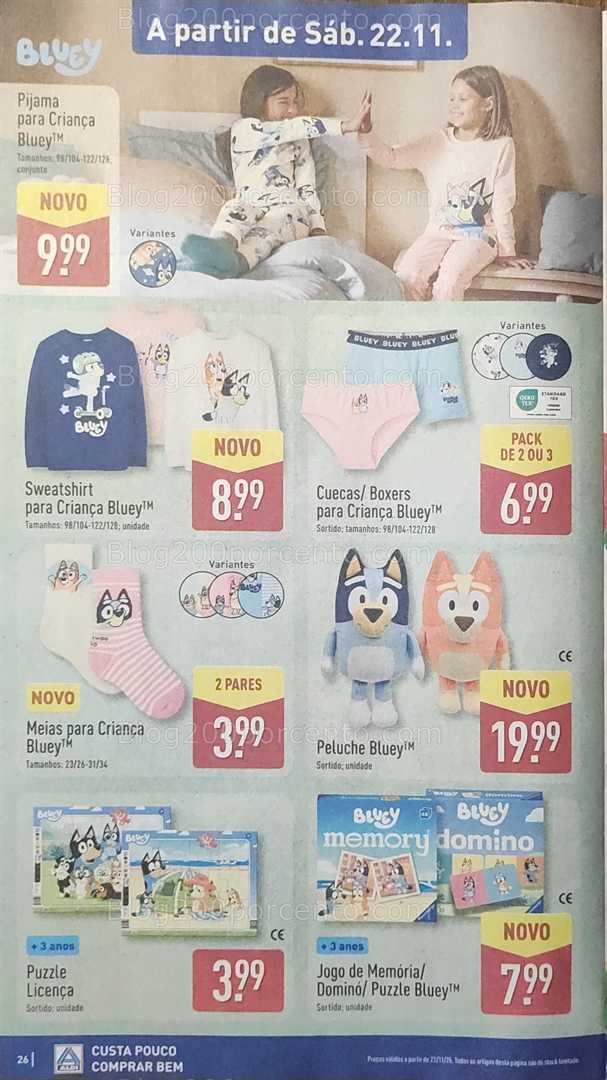 Antevisão Folheto ALDI Promoções de 17 a 23 novembro