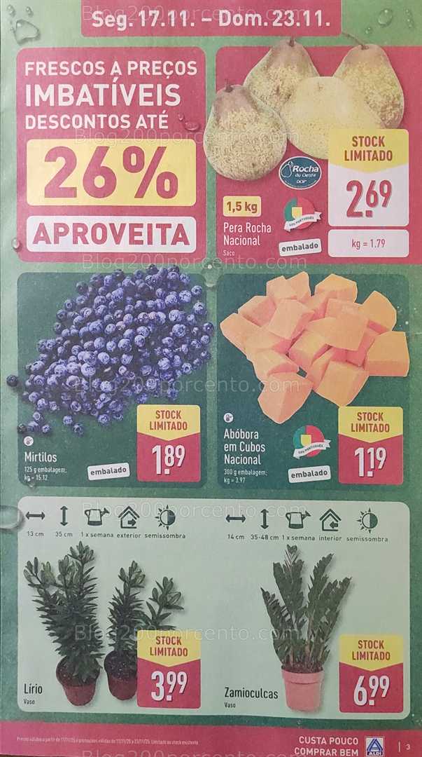 Antevisão Folheto ALDI Promoções de 17 a 23 novembro