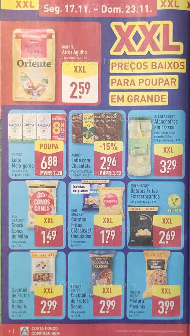 Antevisão Folheto ALDI Promoções de 17 a 23 novembro